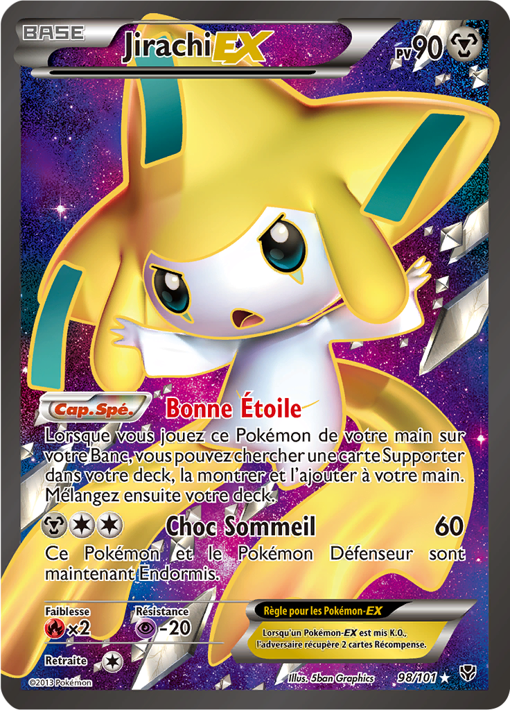 Jirachi EX - NB Explosion Plasma - 098 - EX Full Art
