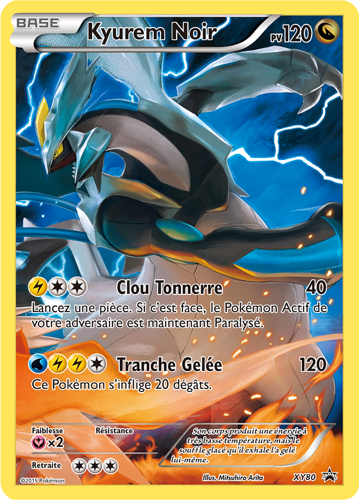 Kyurem Noir - Promo XY - XY80 - Commune