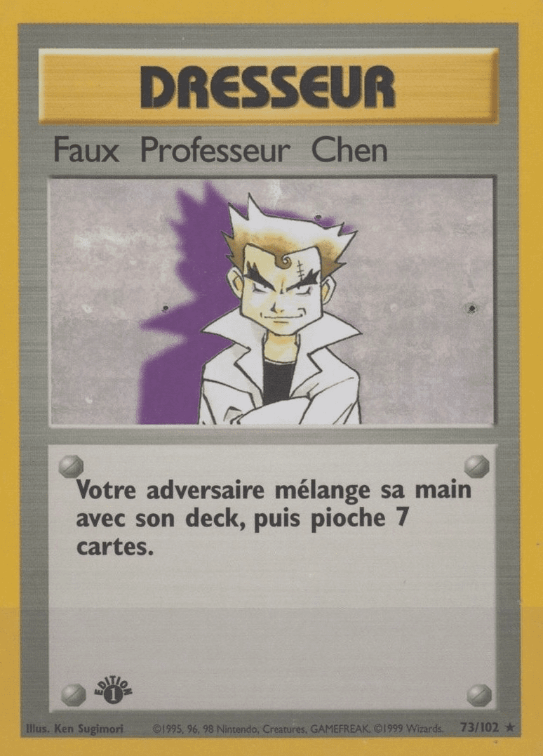 Faux Professeur Chen - Set de Base - 073 - Rare