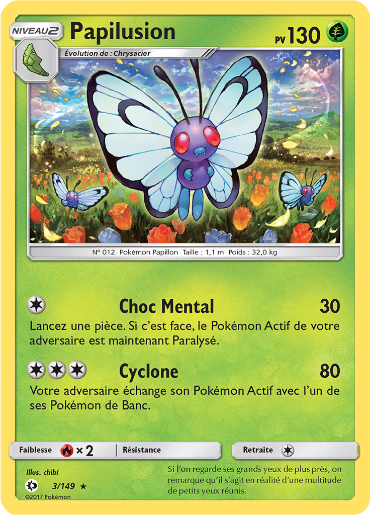 Papilusion - Soleil et Lune - 003 - Rare