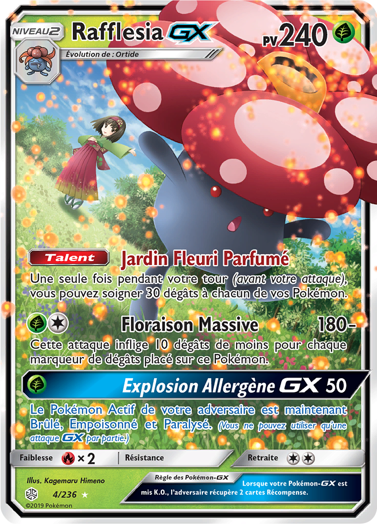 Rafflesia GX - SL Éclipse Cosmique - 004 - Holographique rare GX