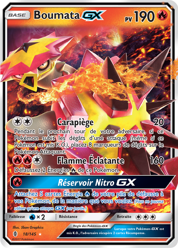 Boumata GX - SL Gardiens Ascendants - 018 - Holographique rare GX