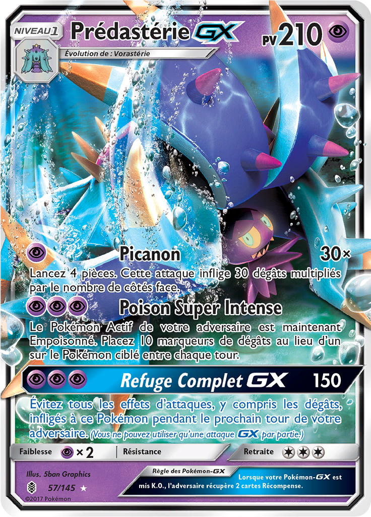 Prédastérie GX - SL Gardiens Ascendants - 057 - Holographique rare GX