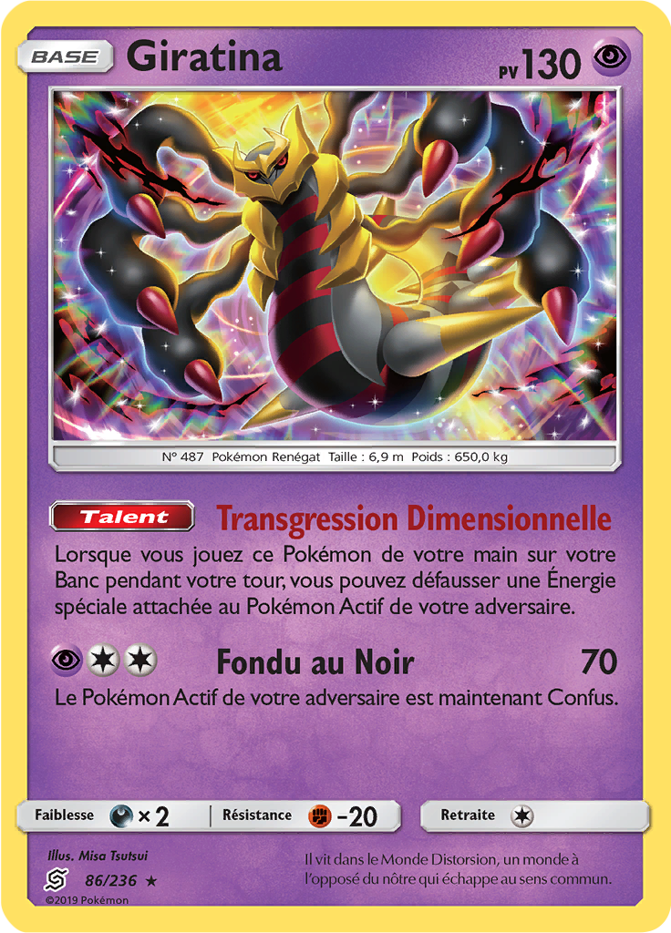 Giratina - SL Harmonie des Esprits - 086 - Holographique rare