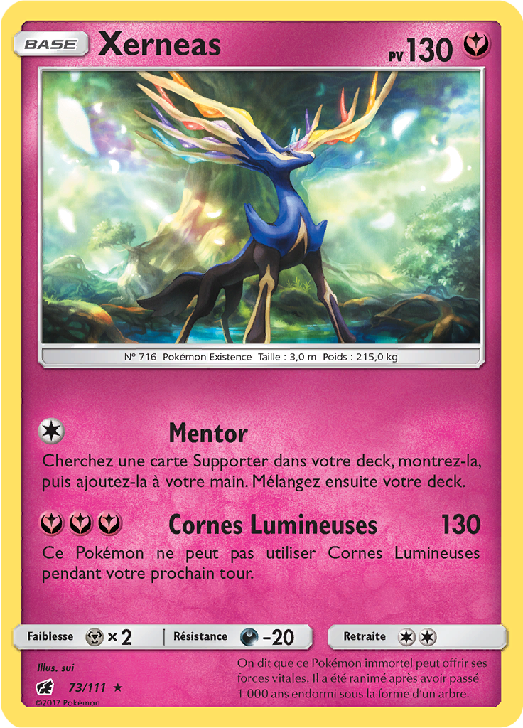 Xerneas - SL Invasion Carmin - 073 - Holographique rare