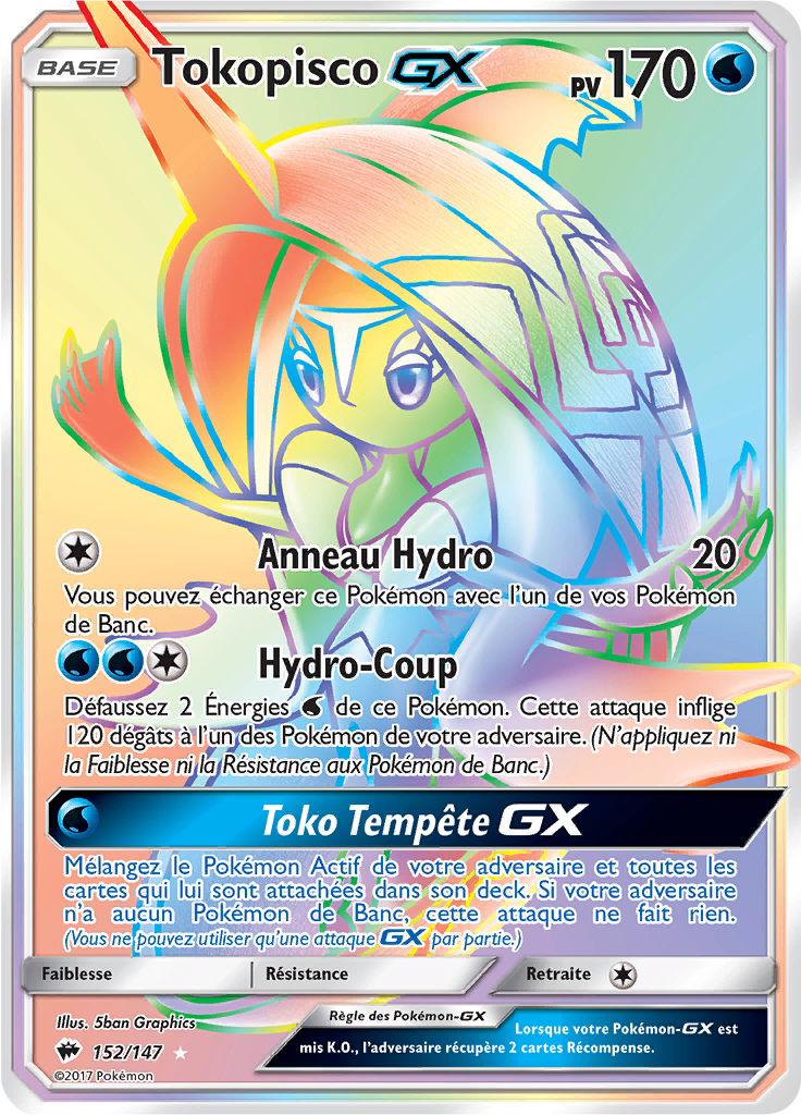 Tokopisco GX - SL Ombres Ardentes - 152 - Arc-en-ciel rare
