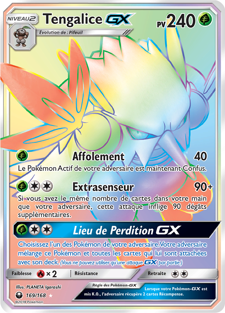 Tengalice GX - SL Tempête Céleste - 169 - Arc-en-ciel rare