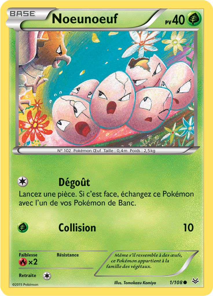 Noeunoeuf - XY Ciel Rugissant - 001 - Commune