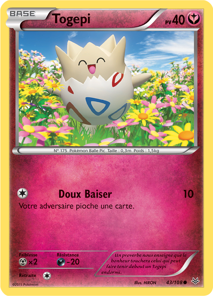 Togepi - XY Ciel Rugissant - 043 - Commune