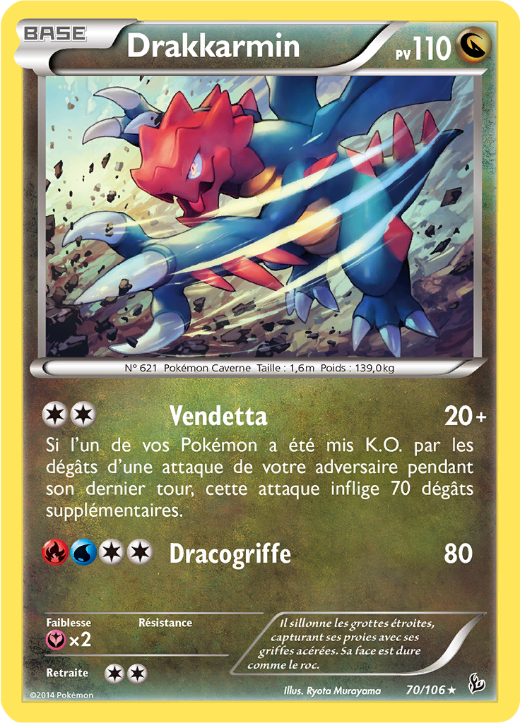 Drakkarmin - XY Étincelles - 070 - Holographique rare