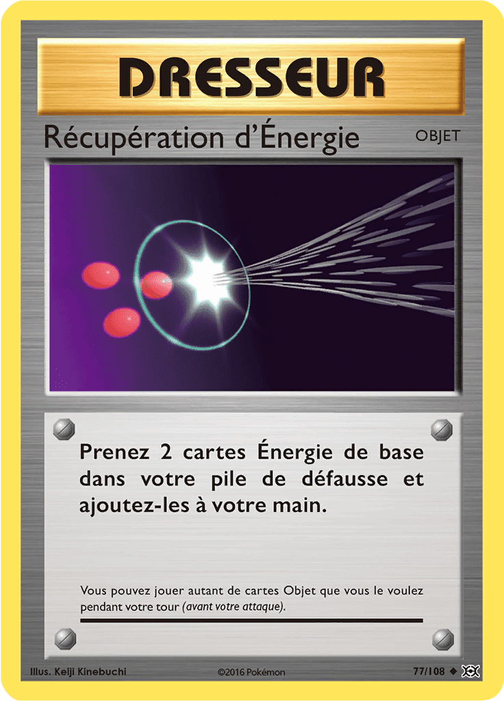Récupération d'Énergie - XY Évolutions - 077 - Peu commune