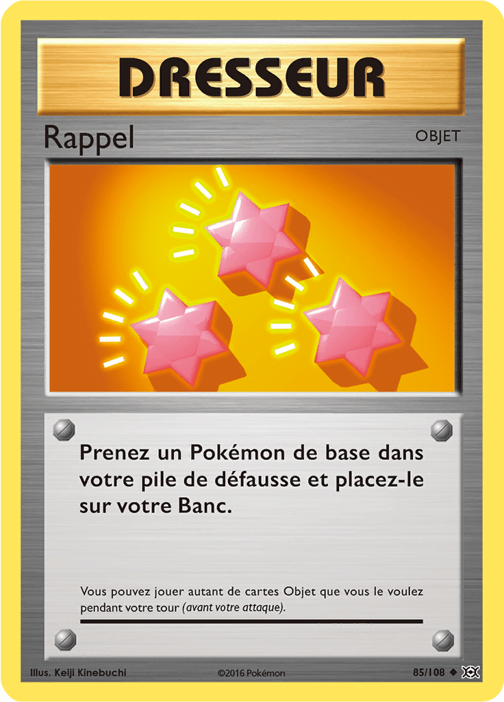 Rappel - XY Évolutions - 085 - Peu commune