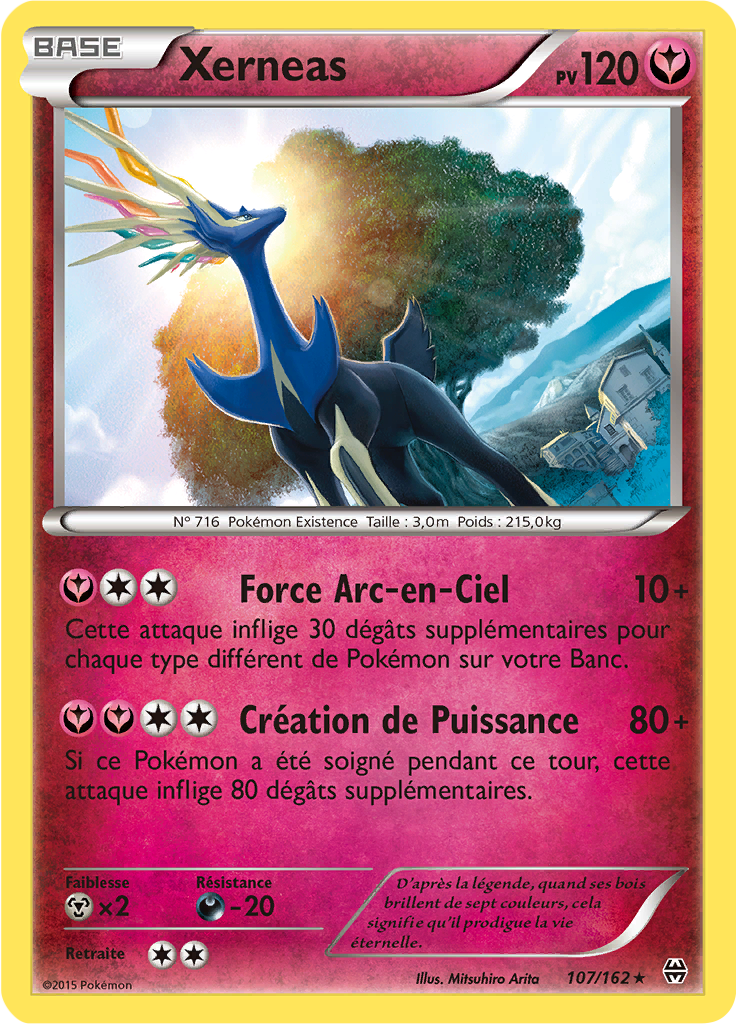 Xerneas - XY Impulsion TURBO - 107 - Holographique rare