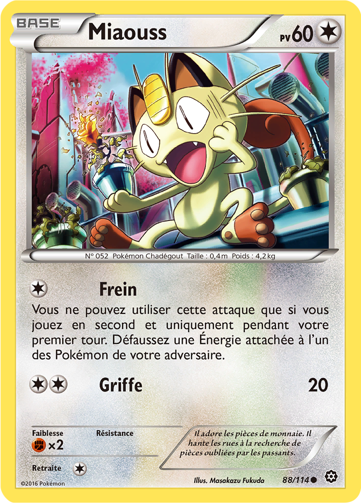 Miaous - XY Offensive Vapeur - 088 - Commune