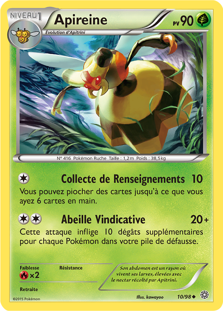 Apireine - XY Origines Antiques - 010 - Peu commune