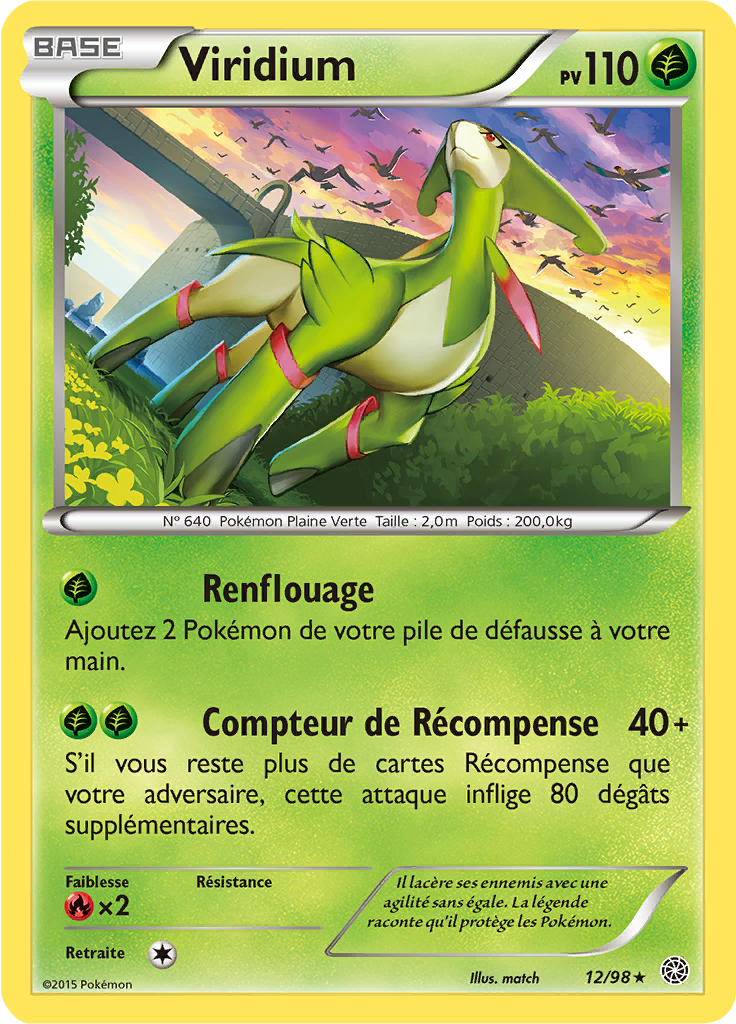 Viridium - XY Origines Antiques - 012 - Holographique rare