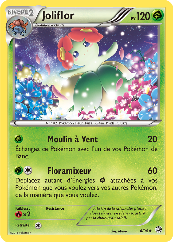 Joliflor - XY Origines Antiques - 004 - Peu commune