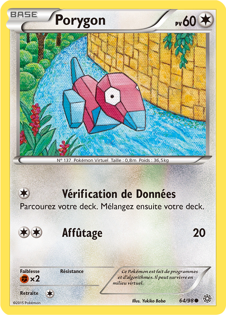 Porygon - XY Origines Antiques - 064 - Commune