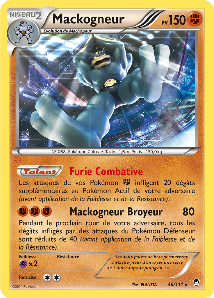 Mackogneur - XY Poings Furieux - 046 - Holographique rare
