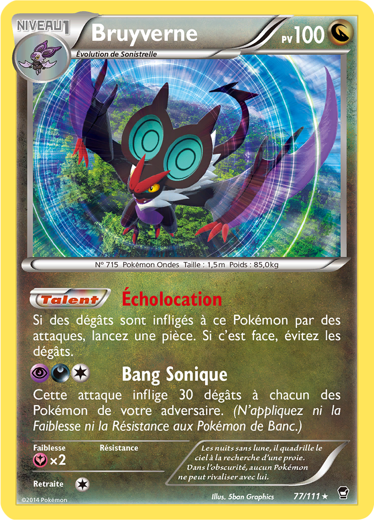 Bruyverne - XY Poings Furieux - 077 - Holographique rare