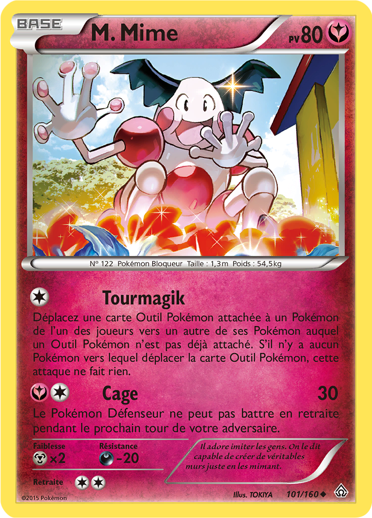 M. Mime - XY Primo-Choc - 101 - Peu commune