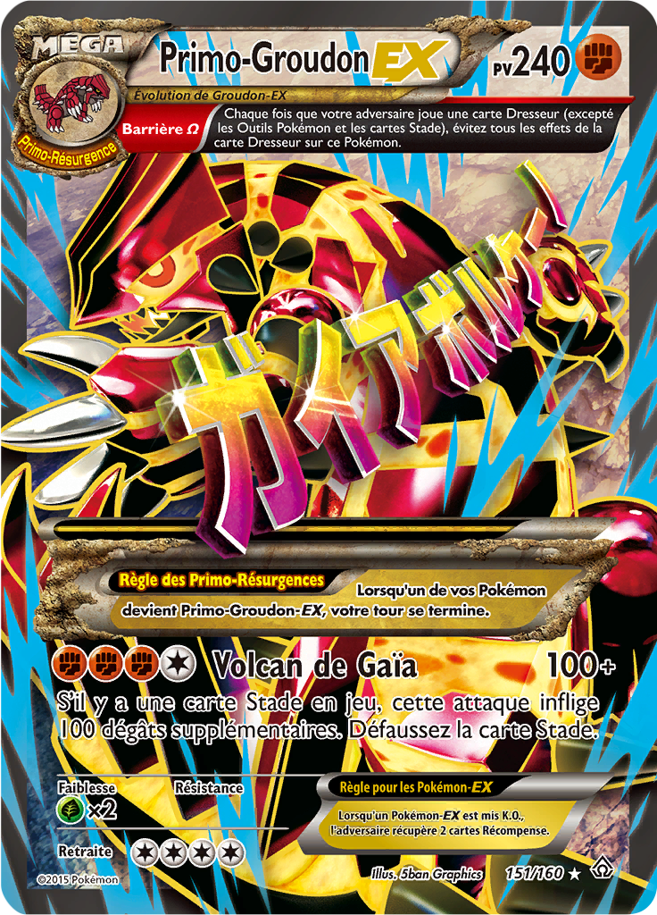 Primo-Groudon - XY Primo-Choc - 151 - Ultra rare