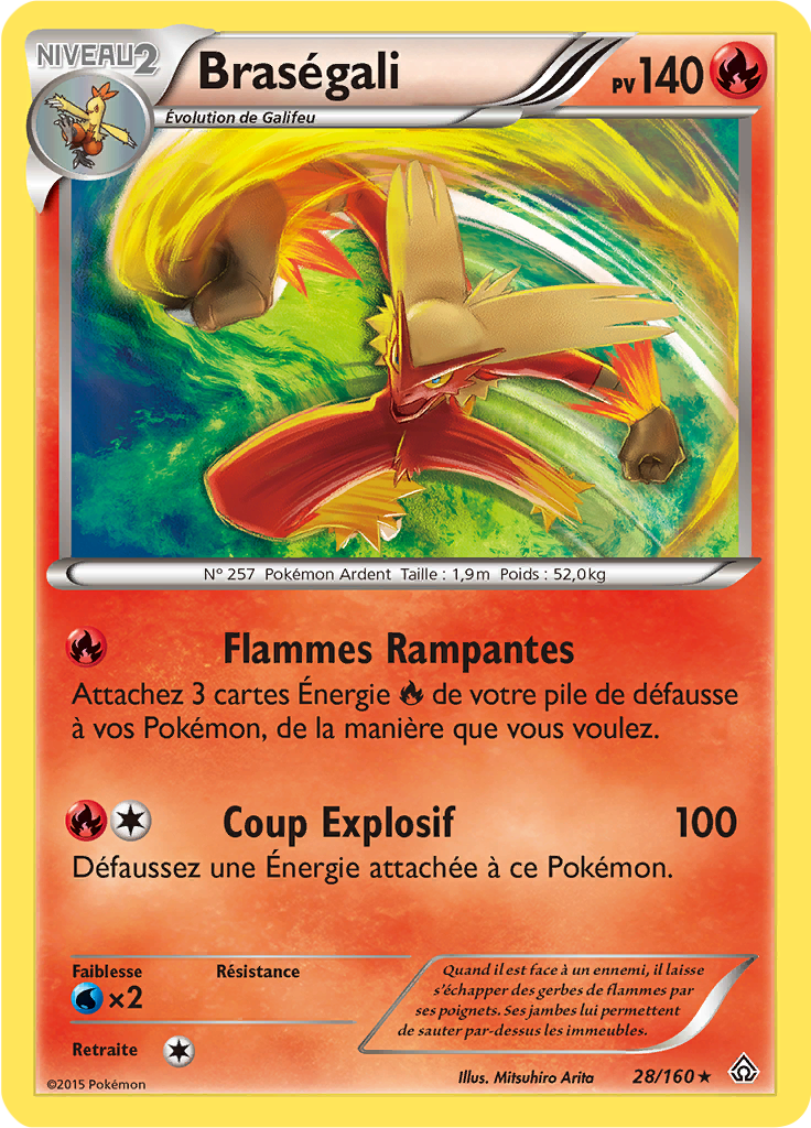 Braségali - XY Primo-Choc - 028 - Holographique rare