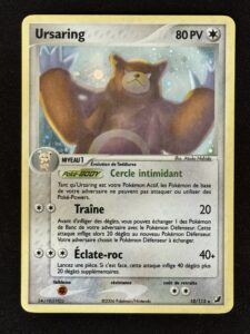 Carte Pokémon Ursaring 18/115 - EX Forces Cachées