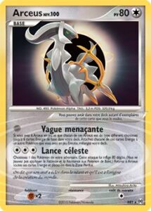 Carte Pokémon Arceus AR5 - Platinum Arceus