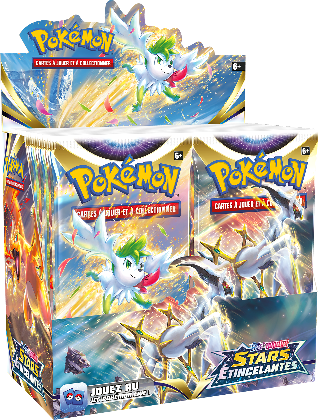 Display de 36 Boosters Pokémon Stars Étincelantes – EB 9 (LÉGERS ENFONCEMENTS)