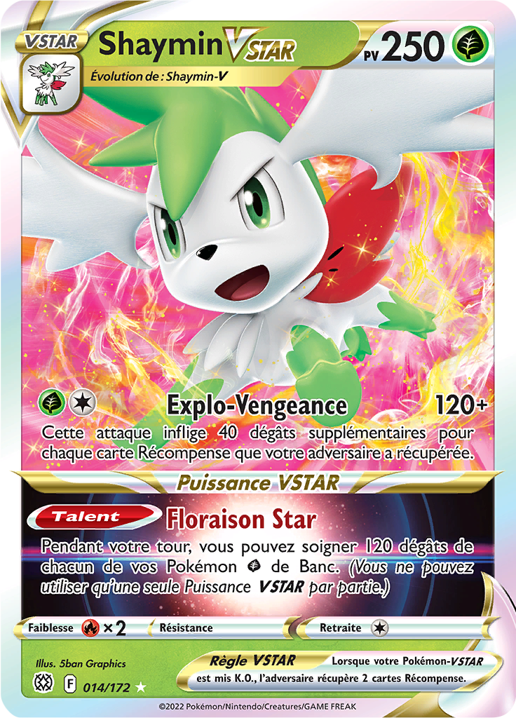 Shaymin VSTAR -  -  - Holographique rare STAR