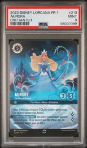 Aurore Enchantée Lorcana 213/204 Premier Chapitre - PSA 9