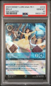 Belle Enchantée Lorcana 214/204 Premier Chapitre - PSA 10