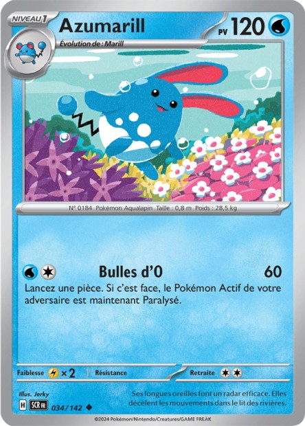 Azumarill -  -  - Peu commune