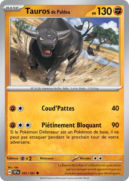 Tauros de Paldea -  -  - Peu commune