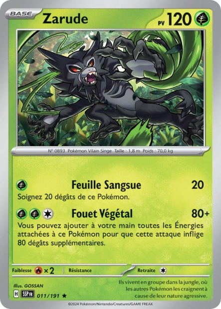 Zarude -  -  - Holographique