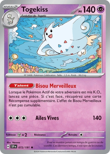 Togekiss -  -  - Holographique