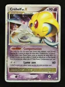 Carte Pokémon Créhelf NIV.X 146/146 - DP Éveil des Légendes