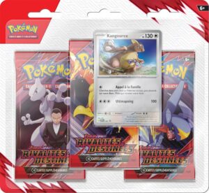 Tripack Pokémon Rivalités Destinées EV 10 (Modèle aléatoire)