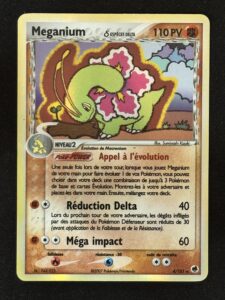Carte Pokémon Meganium δ 4/101 - EX Île des Dragons