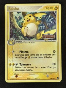 Carte Pokémon Raichu 12/108 - EX Gardiens du Pouvoir