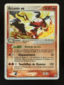 Carte Pokémon Arcanin ex 83/92 - EX Créateurs de légendes