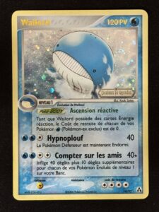 Carte Pokémon Wailord 14/92 - EX Créateurs de légendes