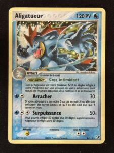 Carte Pokémon Aligatueur 4/115 - EX Forces Cachées