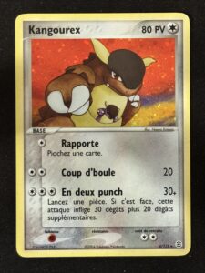 Carte Pokémon Kangourex 6/112 - EX Rouge Feu & Vert Feuille