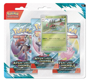 Tripack Pokémon Aventures Ensemble EV 9 (Modèle aléatoire)