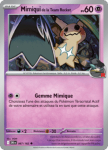Mimiqui de la Team Rocket -  -  - Peu commune