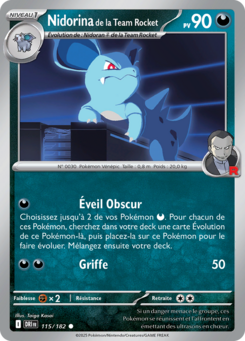 Nidorina de la Team Rocket -  -  - Commune