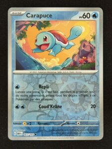 Carte Pokémon Carapuce 007/165 Cosmo Reverse Holo - Costco 151 Mini Tins Bundle