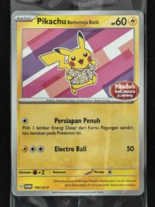 Pikachu Batik Scellé PROMO 190/SV-P